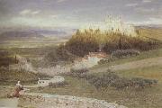 Albert Goodwin,RWS Certosa,near Florence (mk46) oil